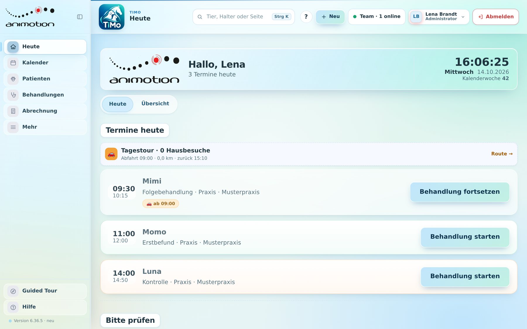 TiMo Dashboard