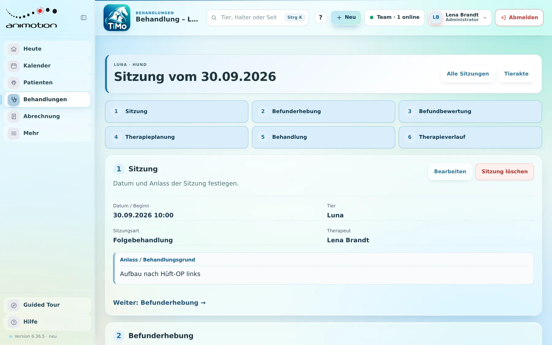 Behandlung
